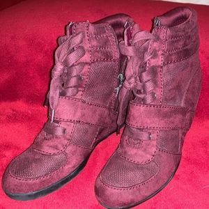 Vera Wang wedge booties